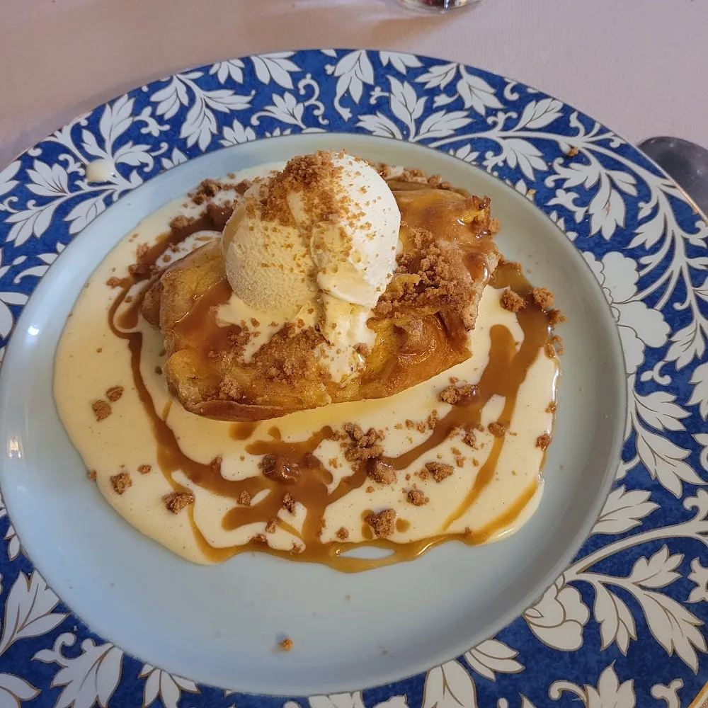 Brioche Perdue Caramel Beurre Salé Maison Glace Vanille